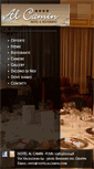 Mobile Screenshot of hotelalcamin.com